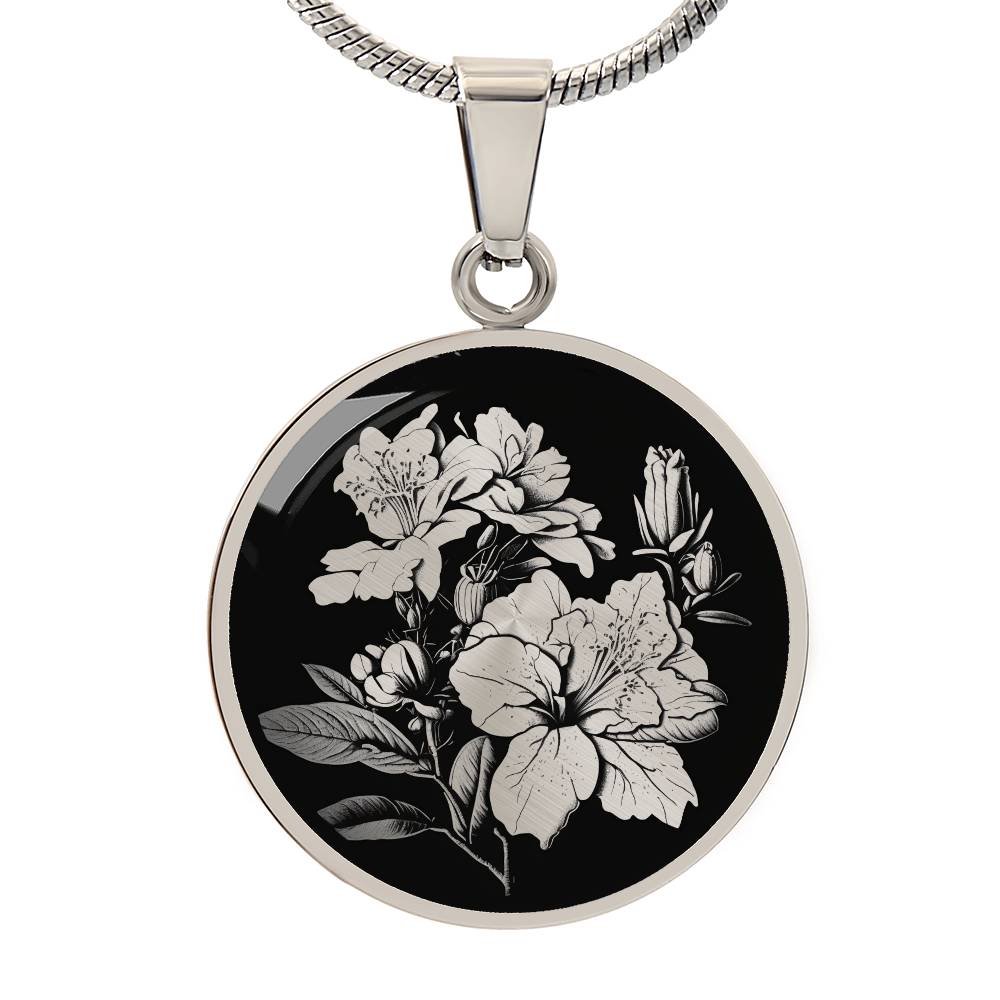 Personalized Azalea Necklace
