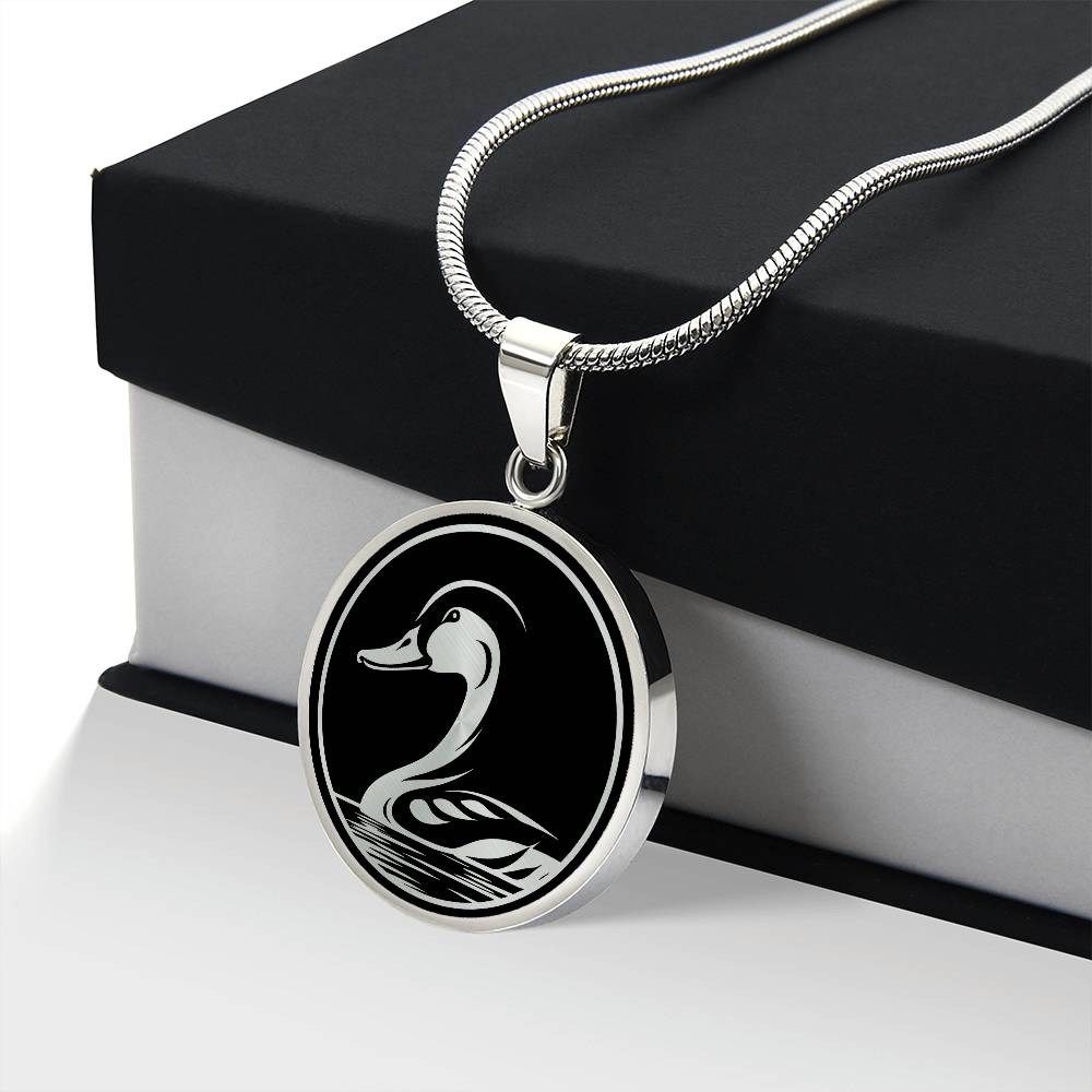 Personalized Duck Necklace