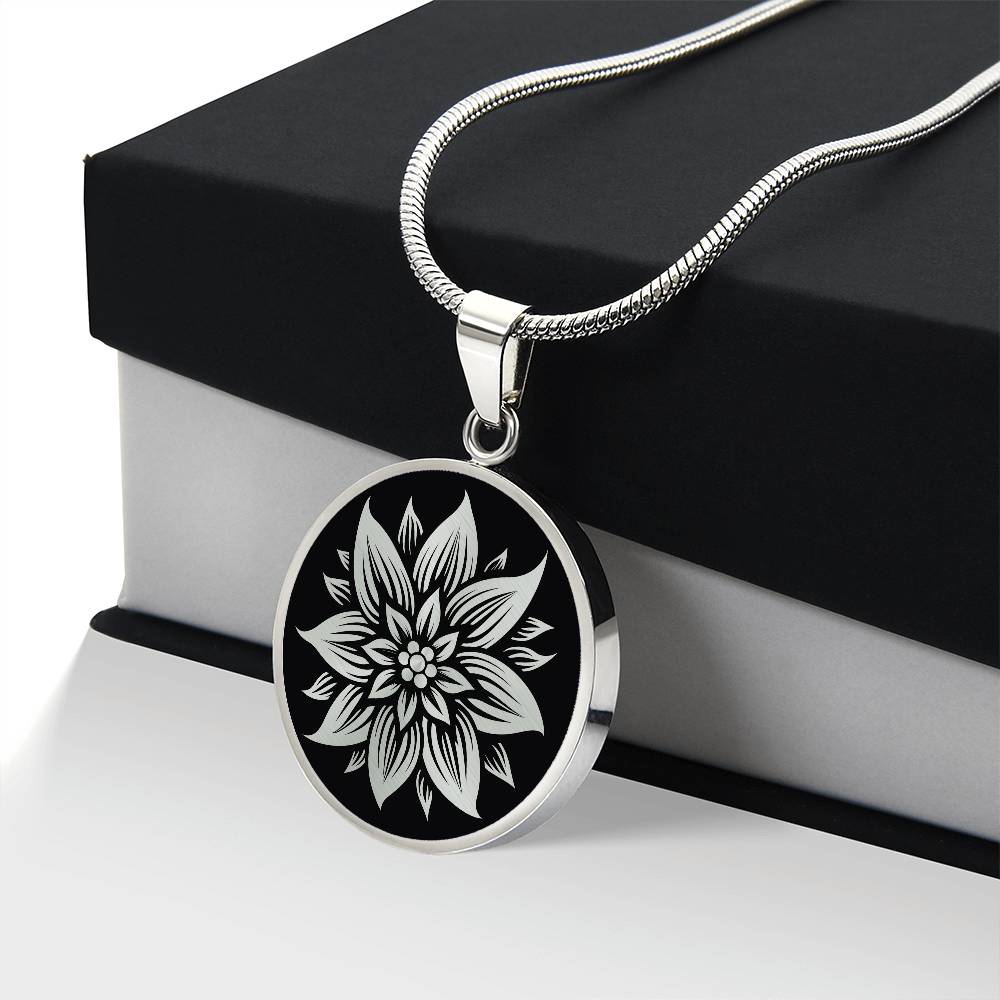 Personalized Edelweiss Necklace