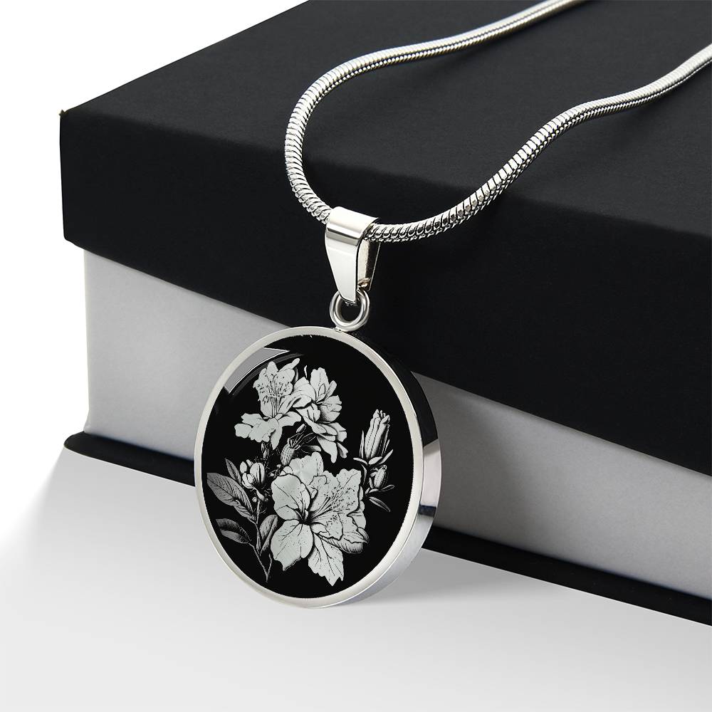 Personalized Azalea Necklace