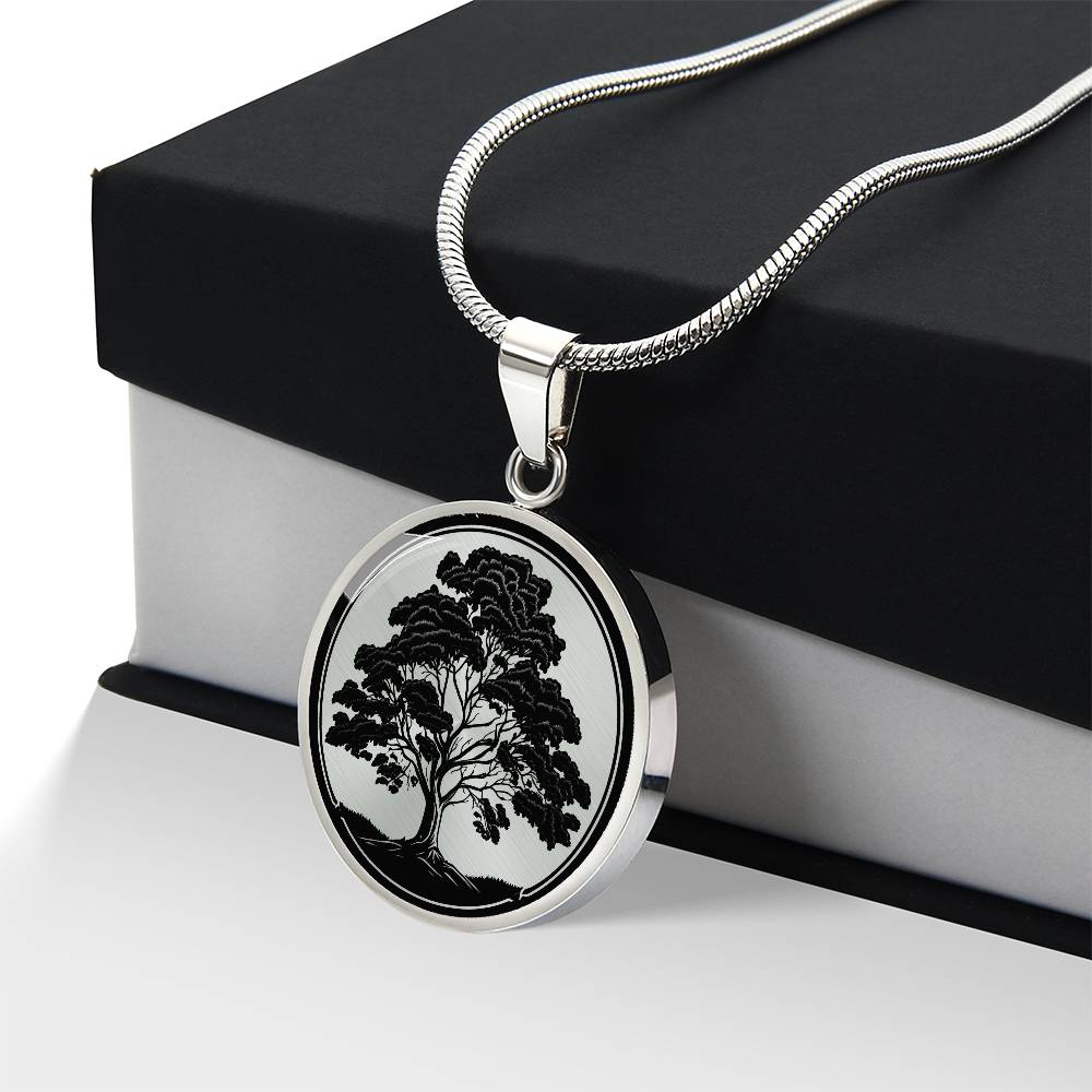 Personalized Maple Tree Necklace