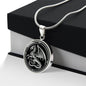Personalized Heraldic Dragon Necklace