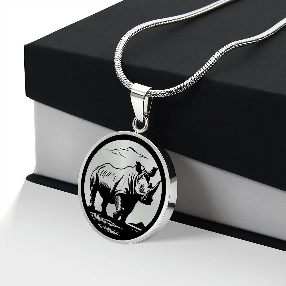 Rhino Necklace