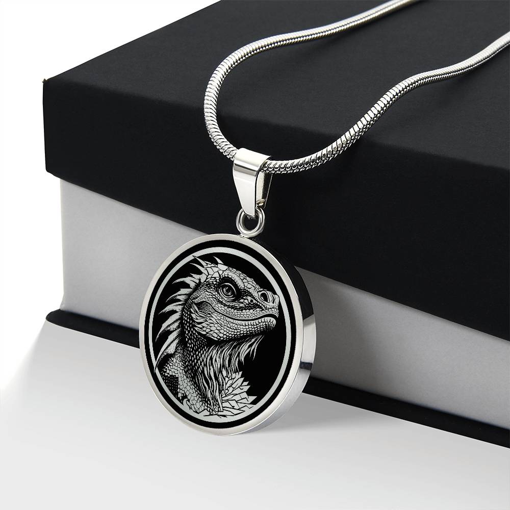 Personalized Bearded Dragon Necklace
