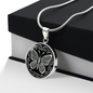 Personalized Celtic Butterfly Necklace