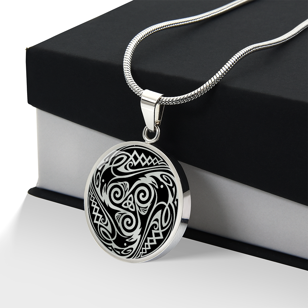 The Morrigan Necklace - Goddess of Death and War