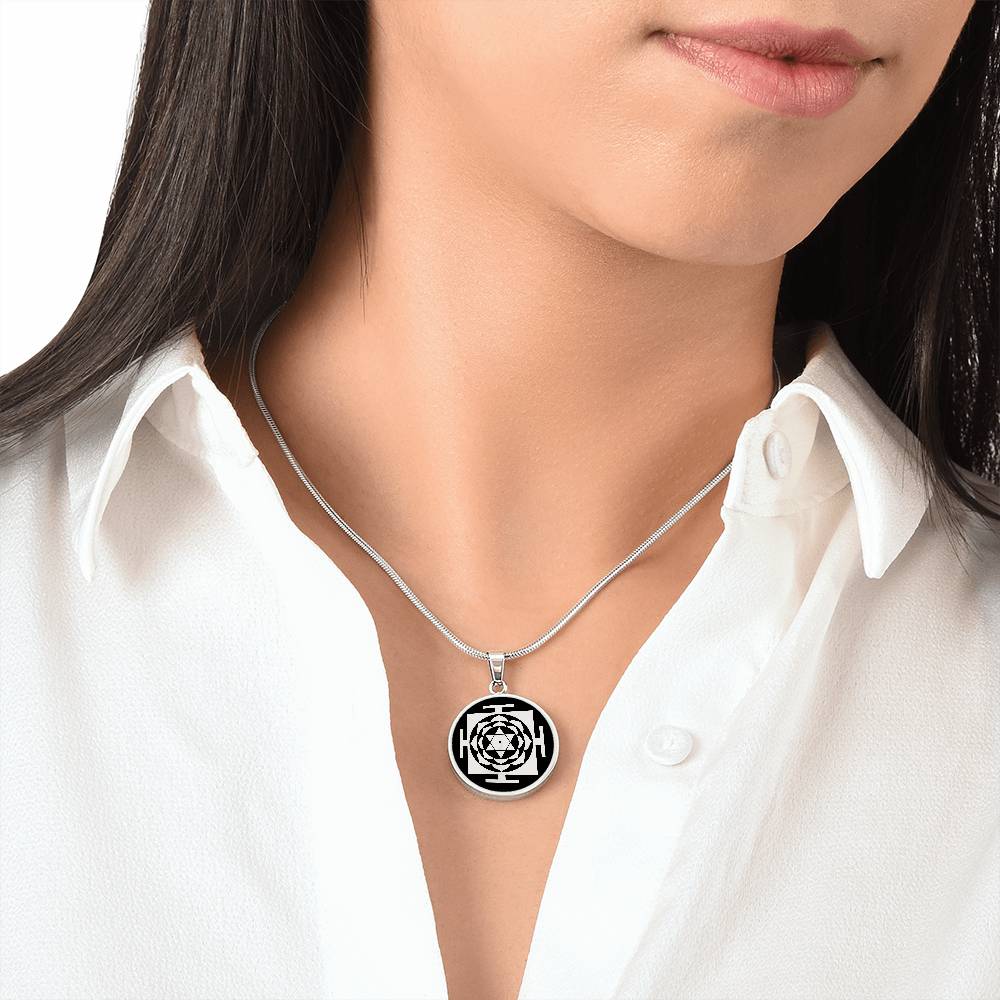 Saraswati Yantra Necklace