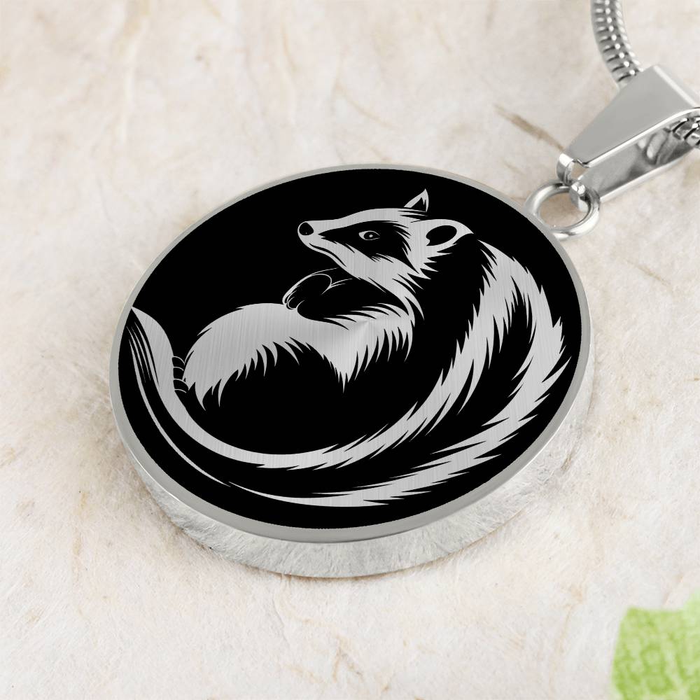 Personalized Skunk Necklace
