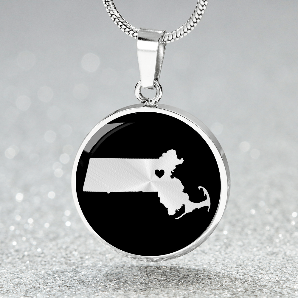 Massachusetts Necklace - Massachusetts Gift