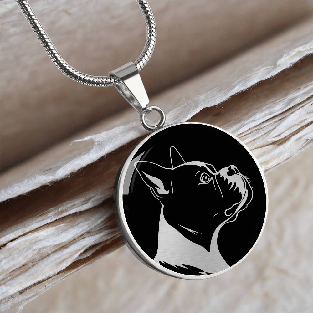 Personalized Boston Terrier Necklace
