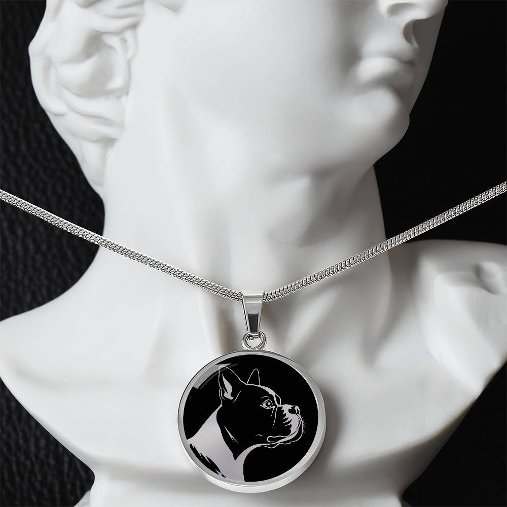 Personalized Boston Terrier Necklace