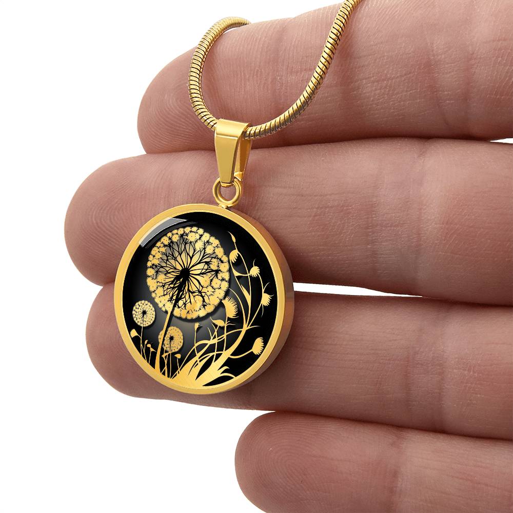 Dandelion Necklace