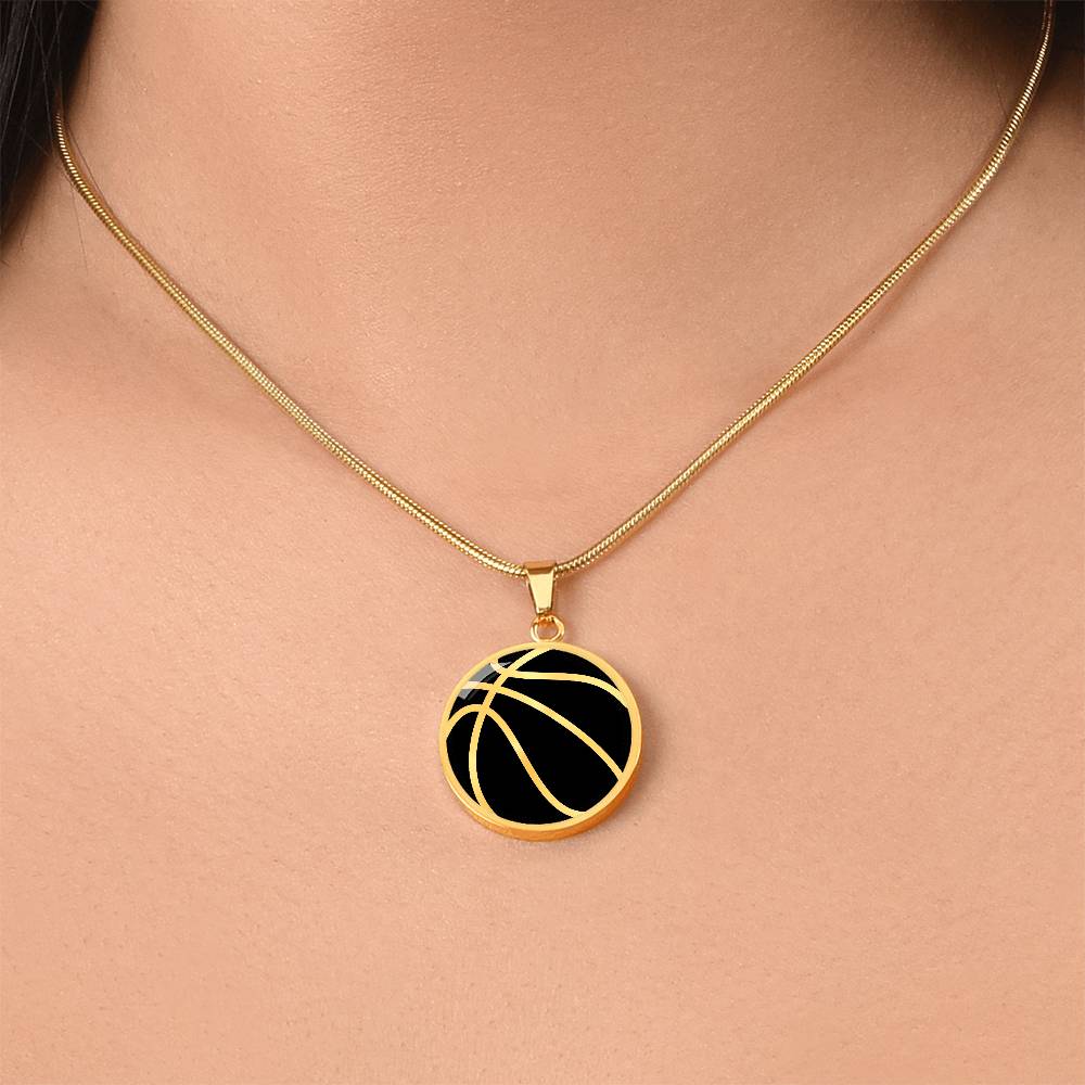 Personalized Basketball Necklace