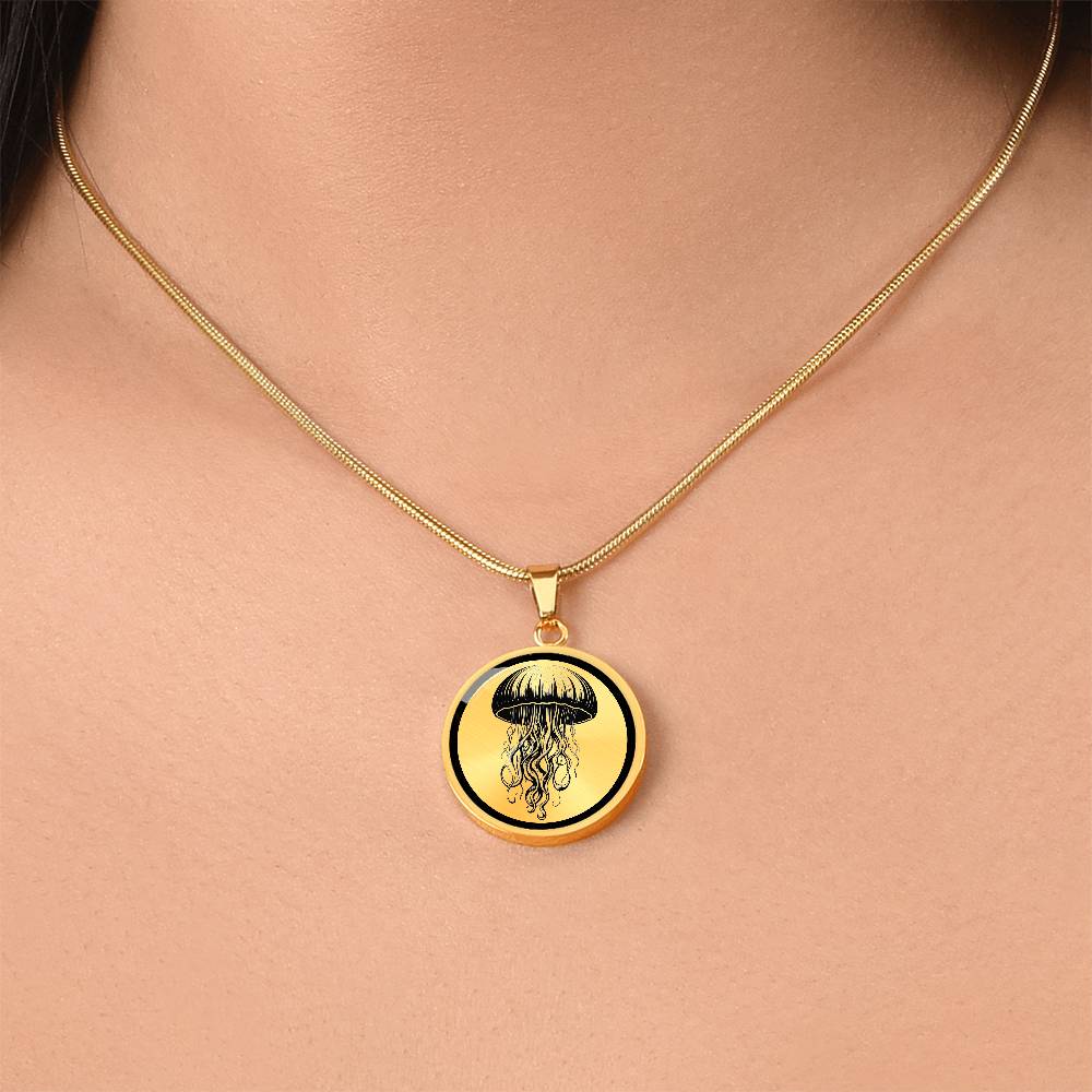 Personalized Jellyfish Necklace