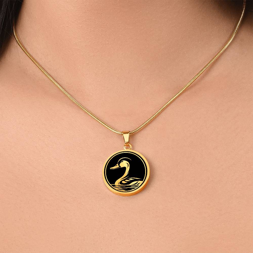 Personalized Duck Necklace