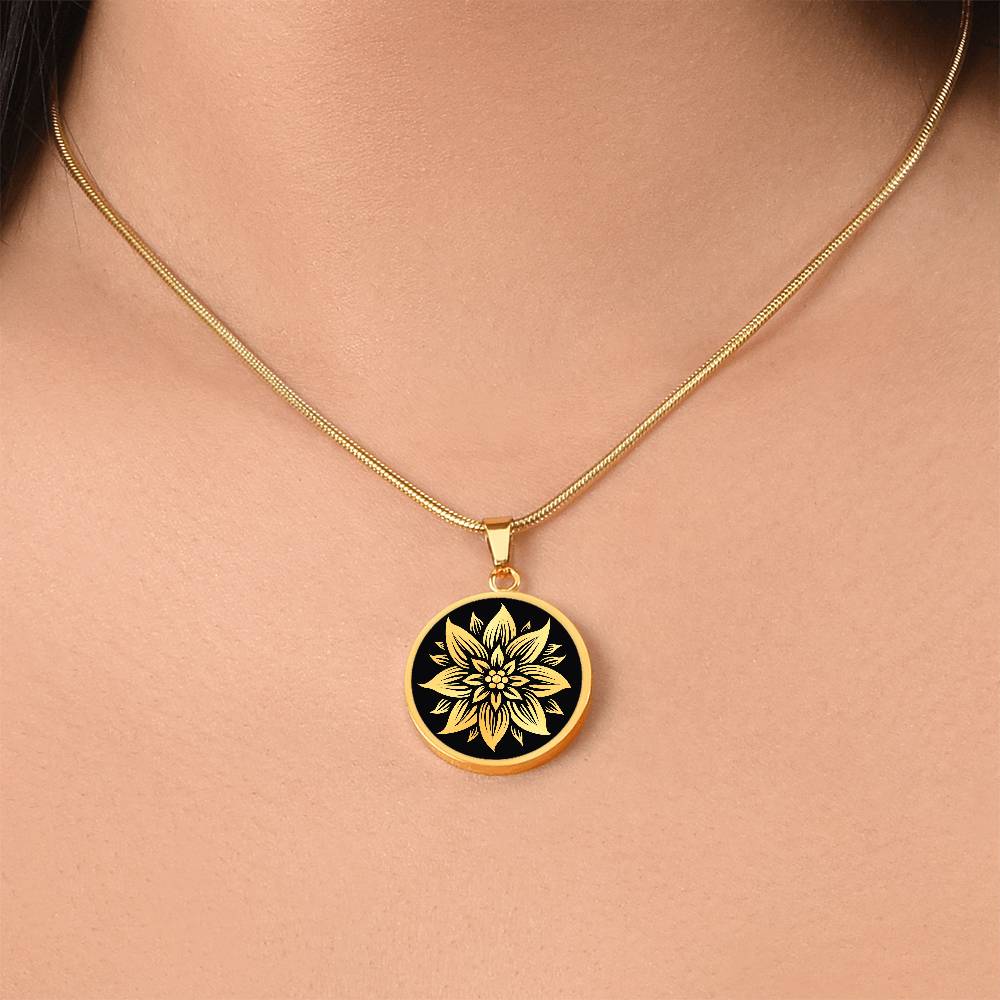 Personalized Edelweiss Necklace