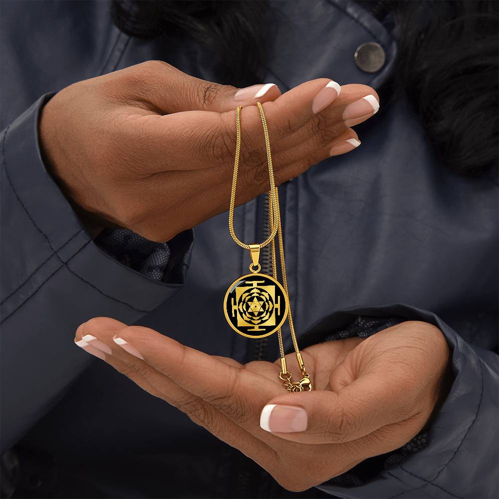 Saraswati Yantra Necklace