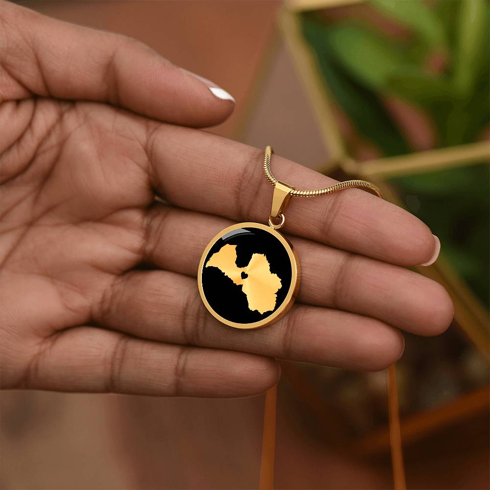 Latvia Necklace - Latvia Gift