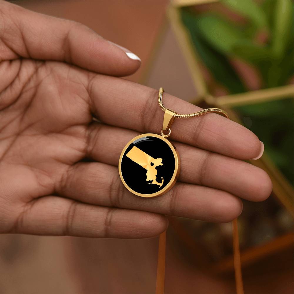 Massachusetts Necklace - Massachusetts Gift