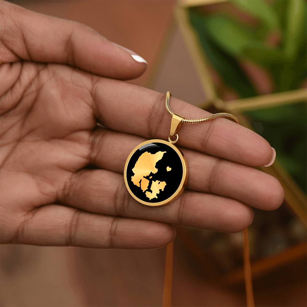 Denmark Necklace - Denmark Gift