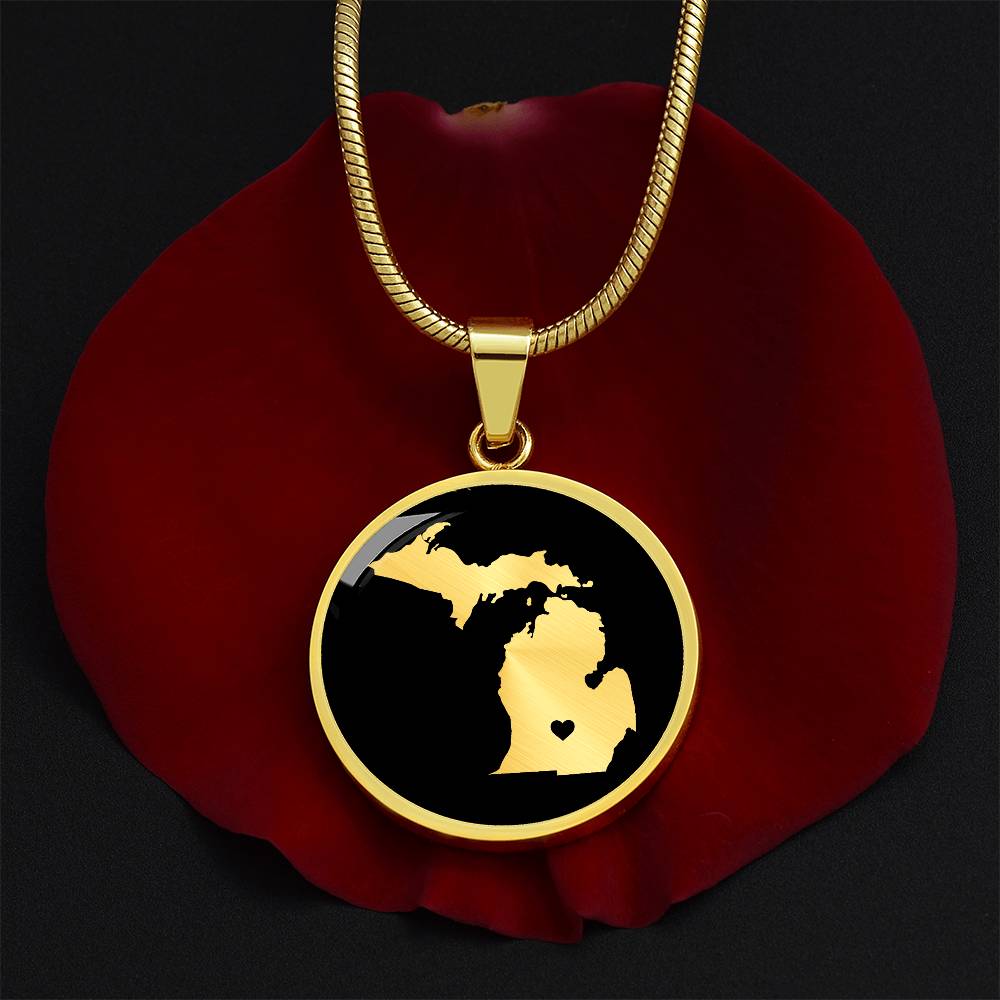 Michigan Necklace - Michigan Gift