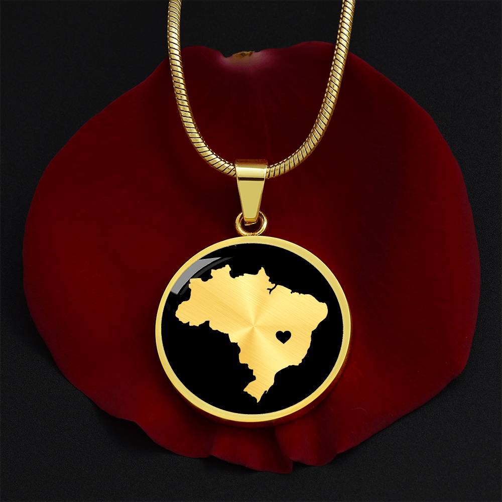 Brazil Necklace - Brazil Gift