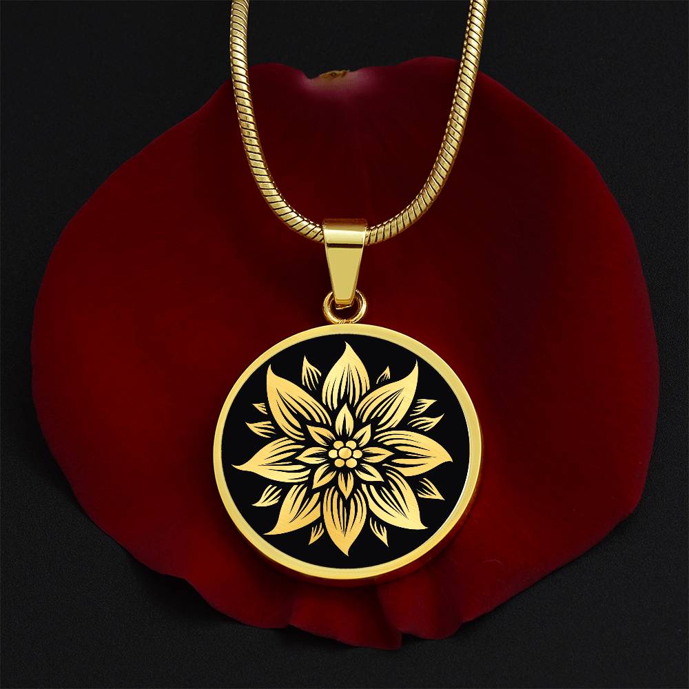 Personalized Edelweiss Necklace