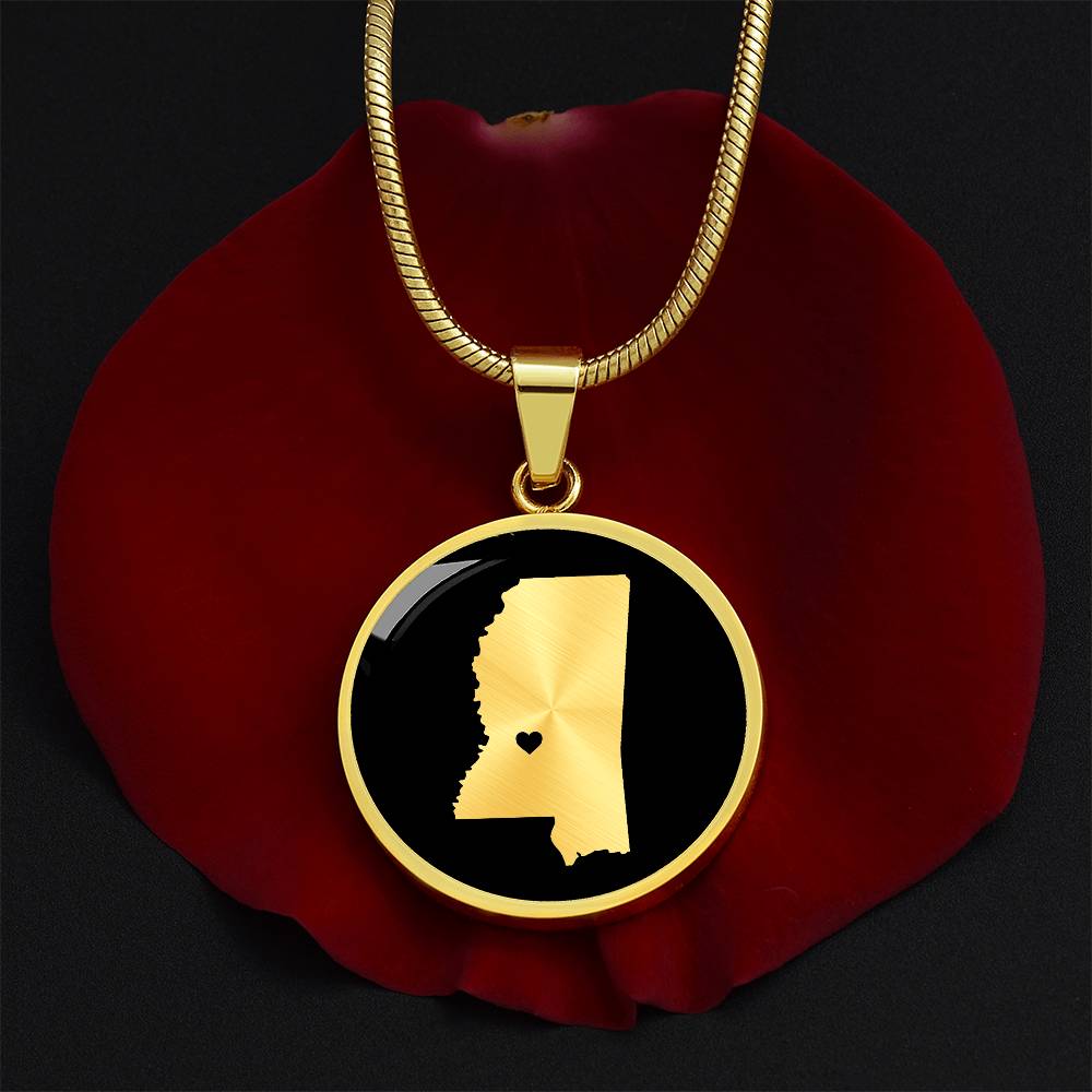 Mississippi Necklace - Mississippi Gift
