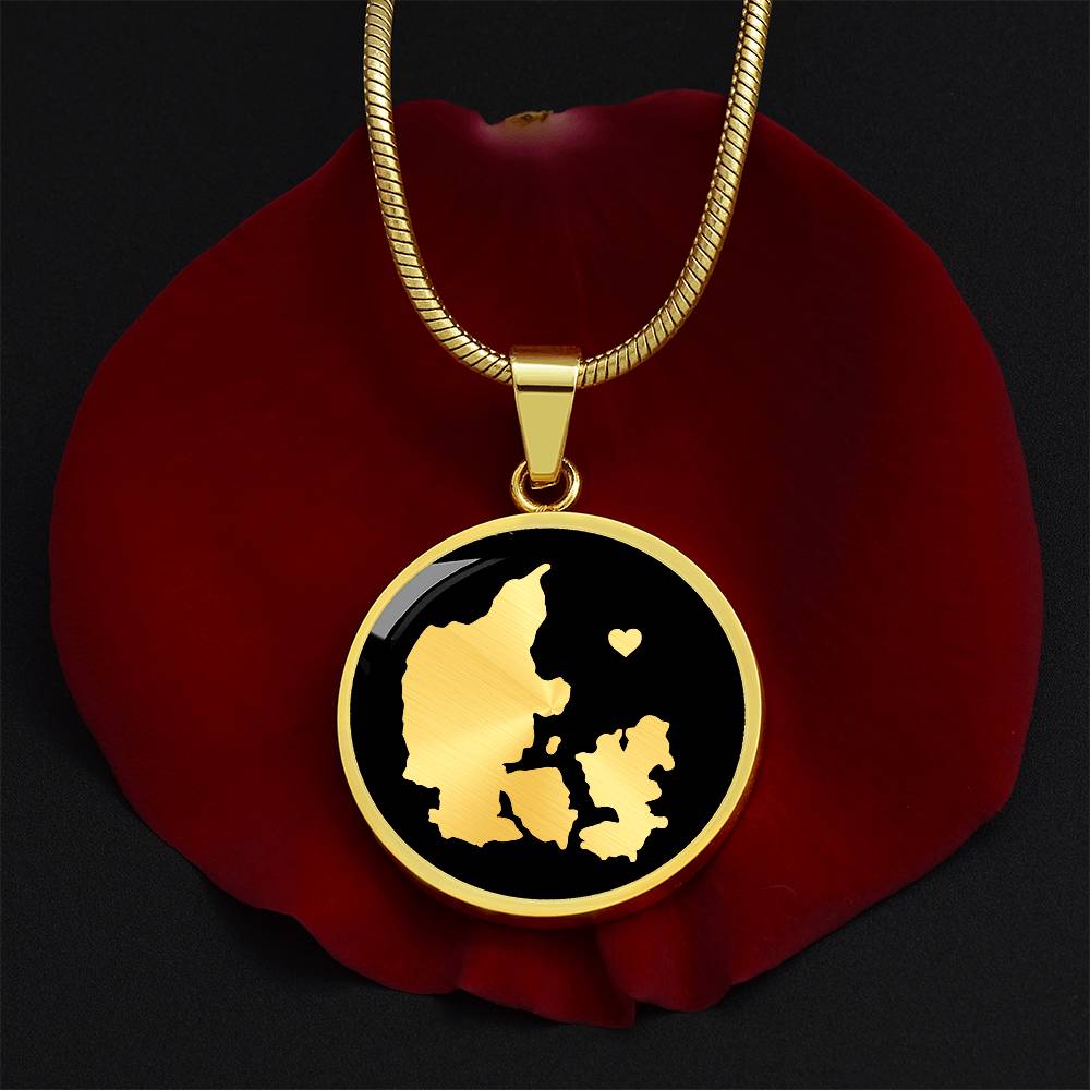 Denmark Necklace - Denmark Gift