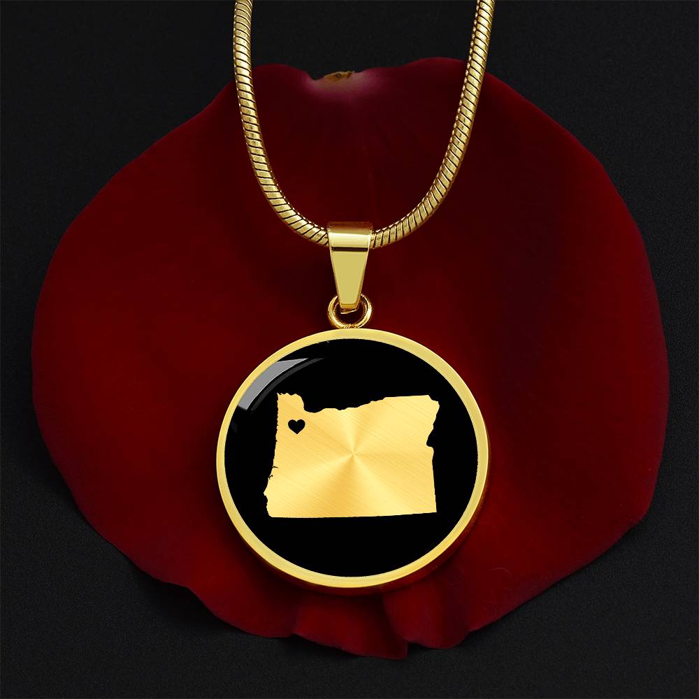 Oregon Necklace - Oregon Gift