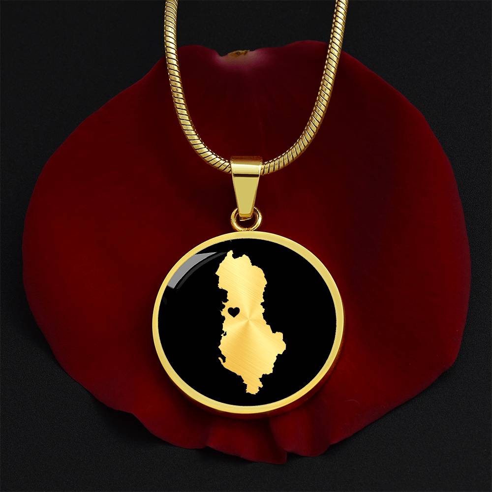 Albania Necklace - Albania Gift