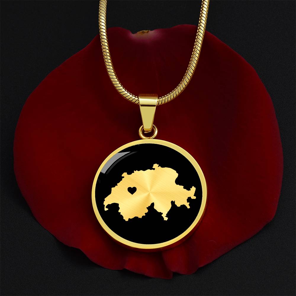 Switzerland Necklace - Switzerland Gift