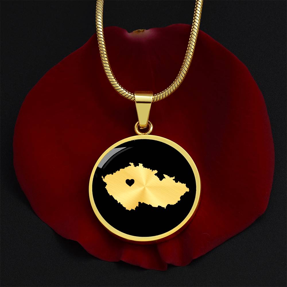 Czech Republic Necklace - Czech Republic Gift