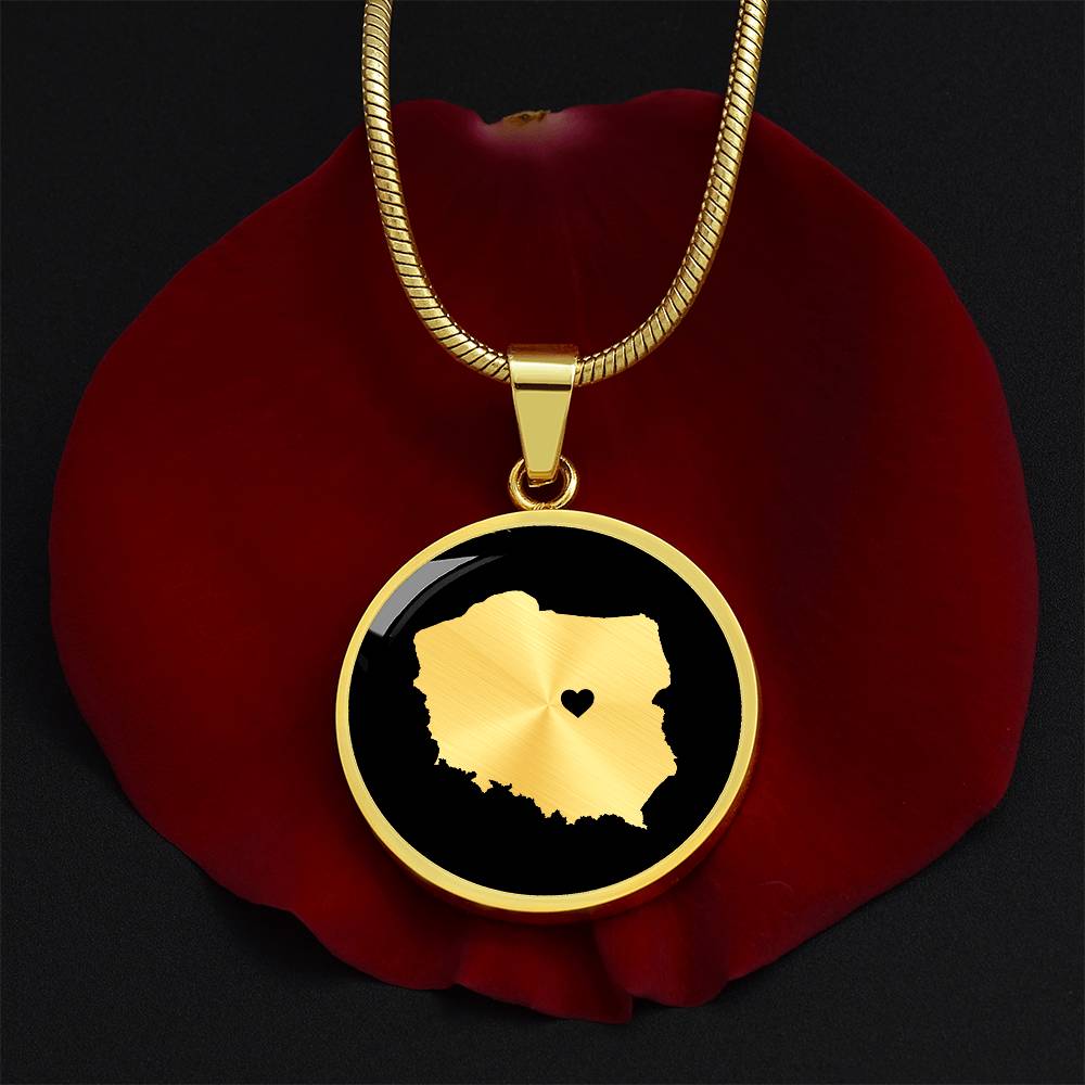 Poland Necklace - Poland Gift