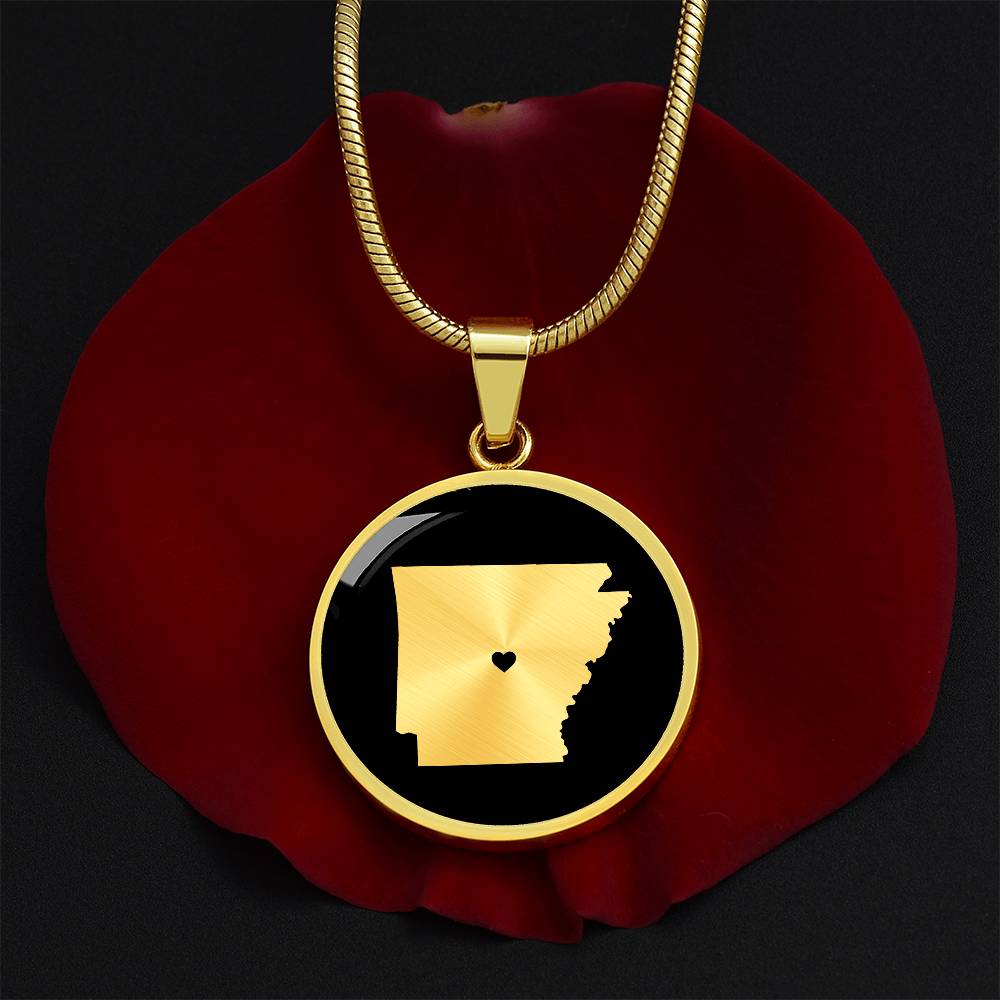 Arkansas Necklace - Arkansas Gift