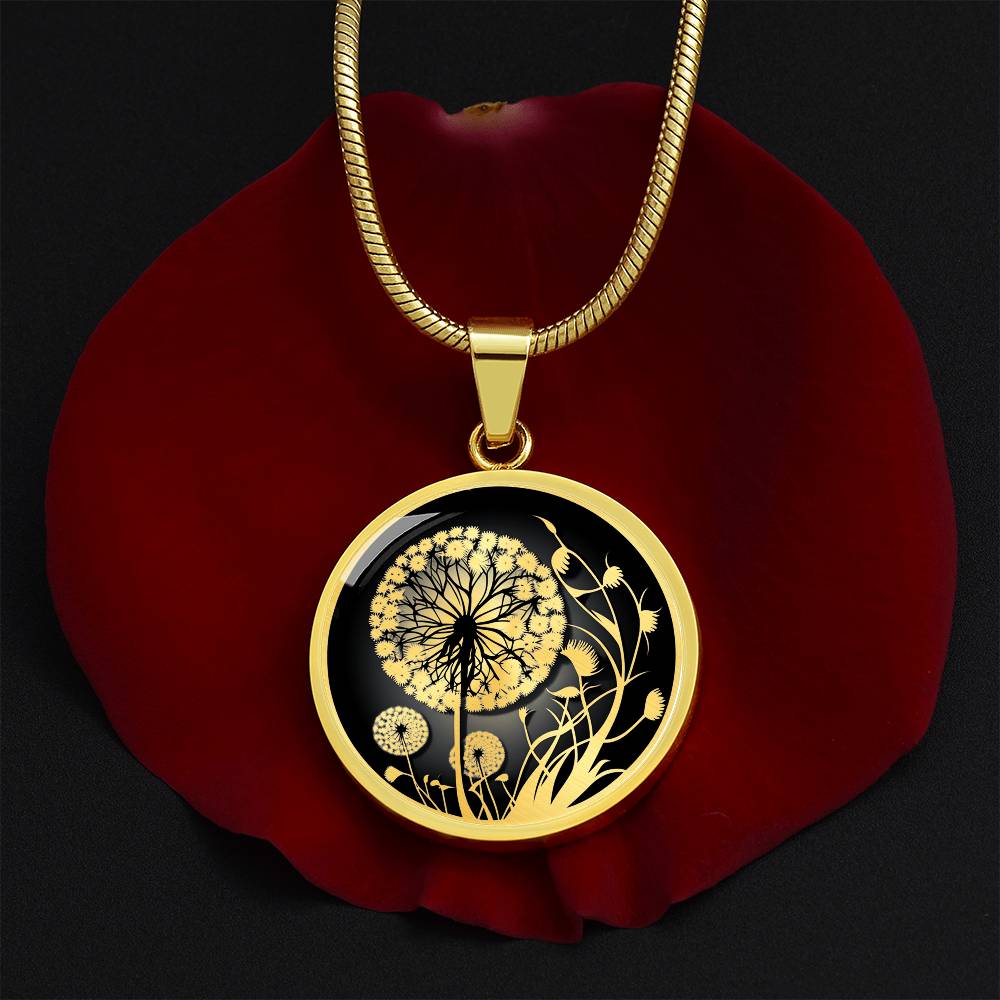Dandelion Necklace