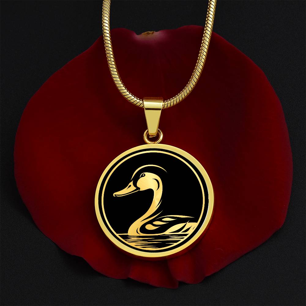 Personalized Duck Necklace