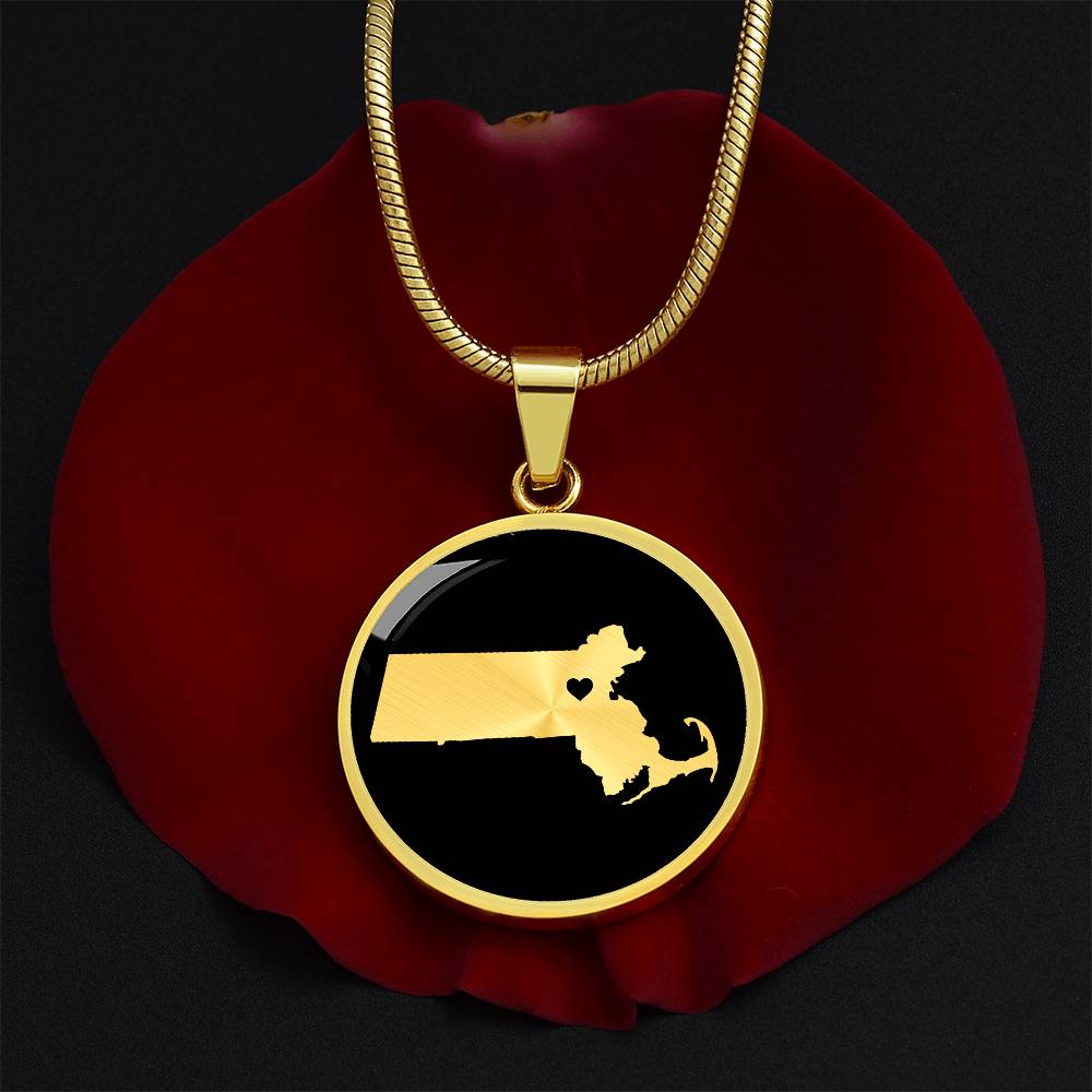 Massachusetts Necklace - Massachusetts Gift