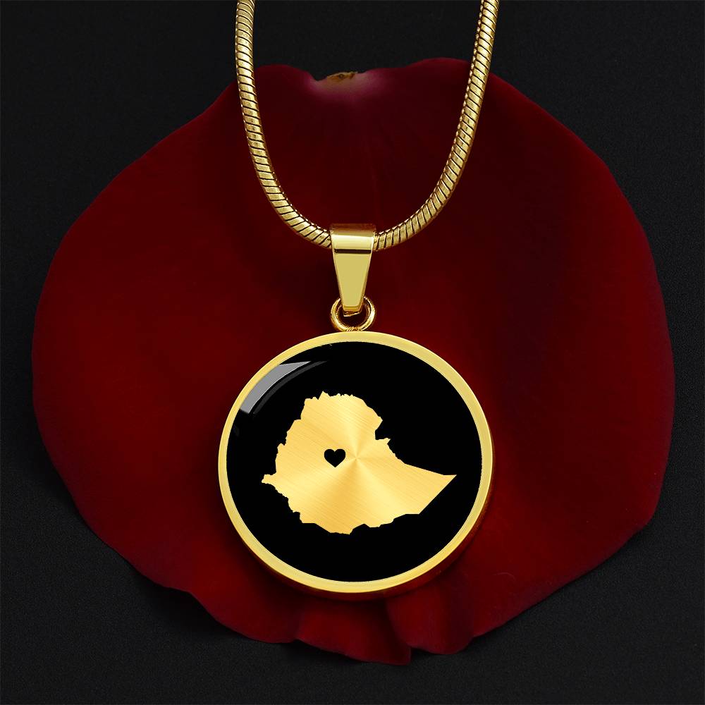 Ethiopia Necklace - Ethiopia Gift