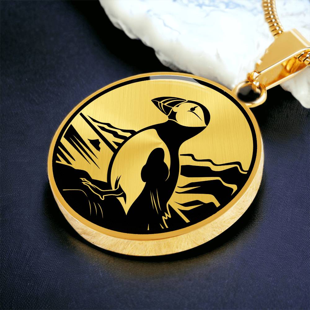 Personalized Puffin Necklace