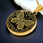 Personalized Celtic Butterfly Necklace