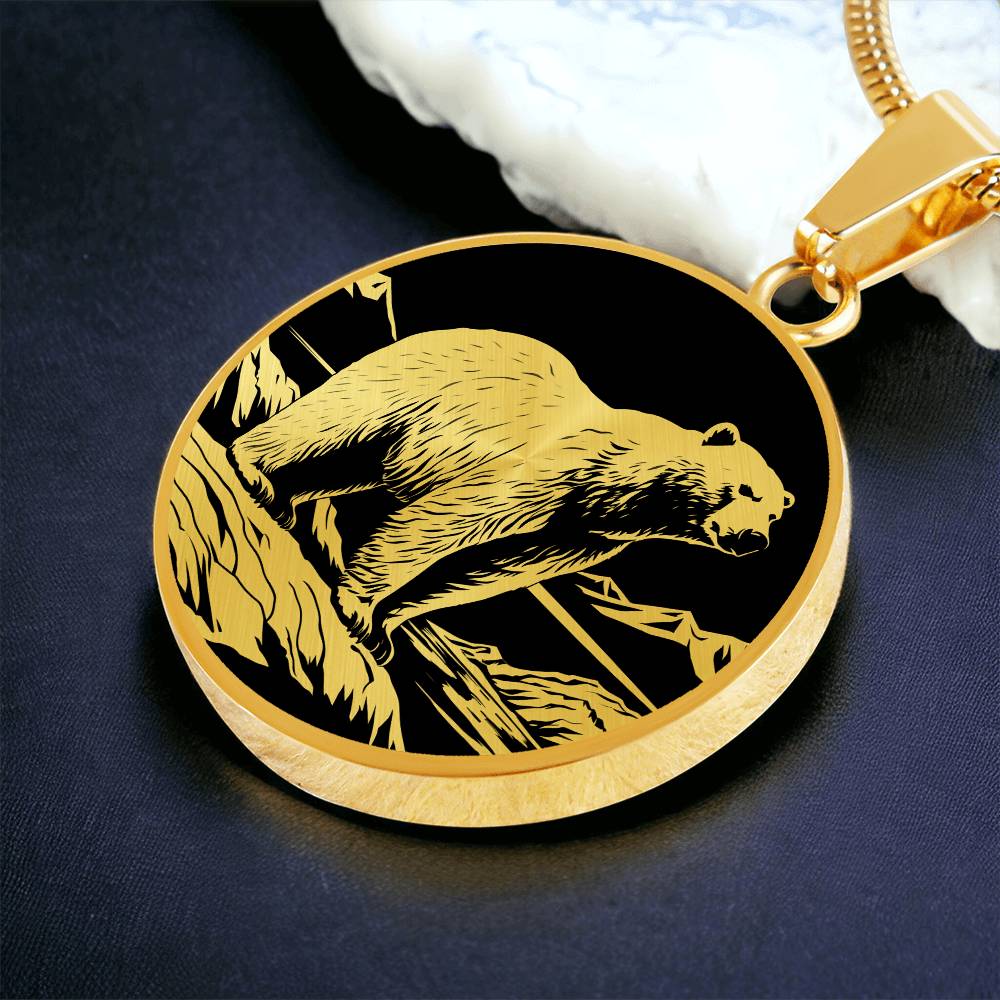Personalized Polar Bear Necklace