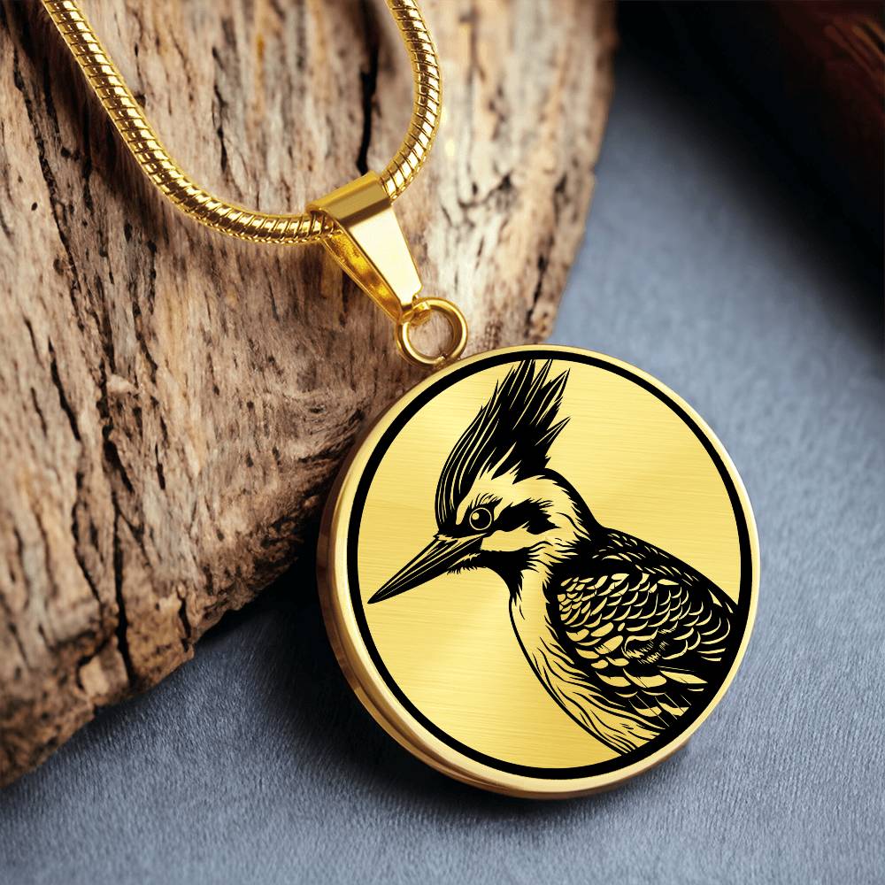Personalized Woodpecker Necklace