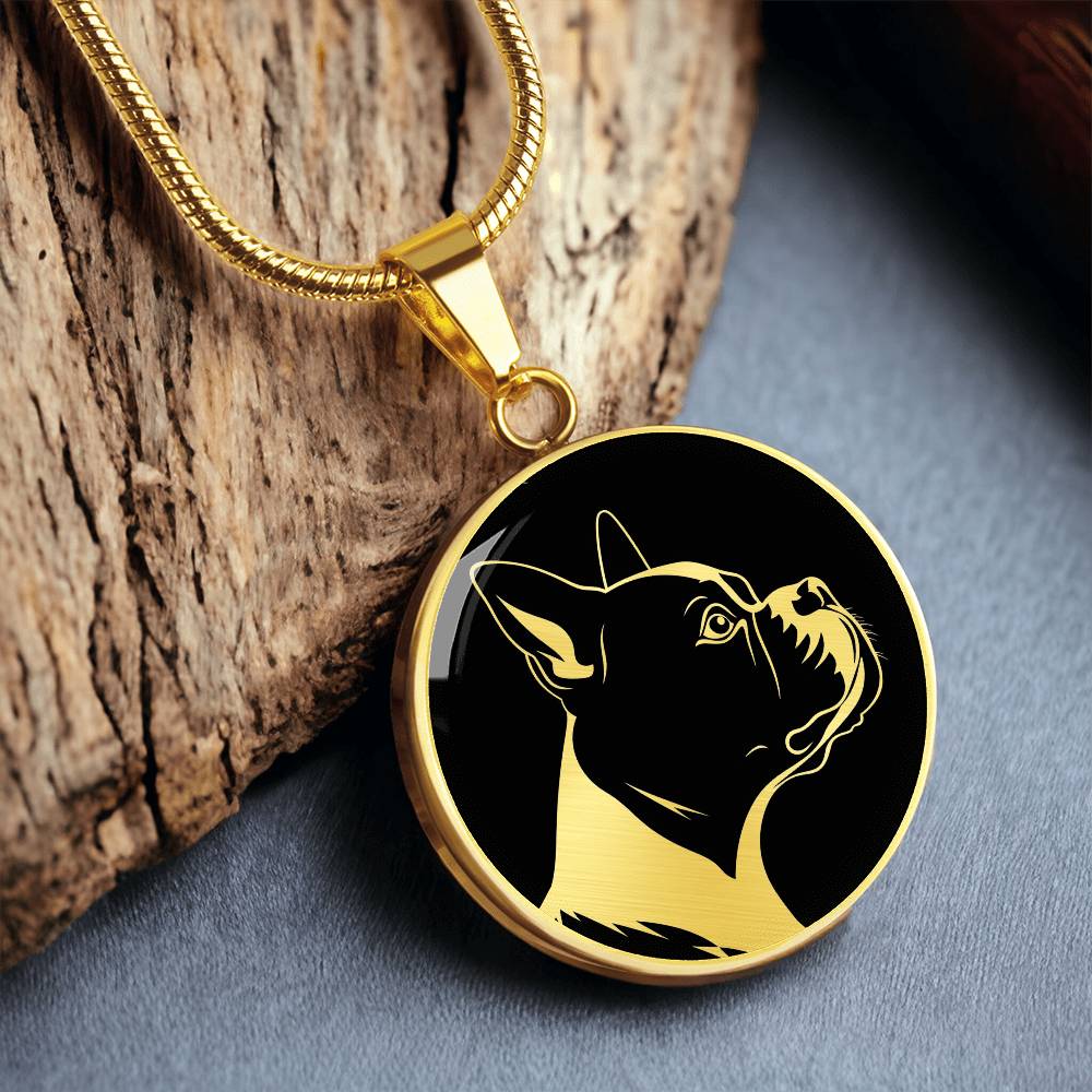 Personalized Boston Terrier Necklace