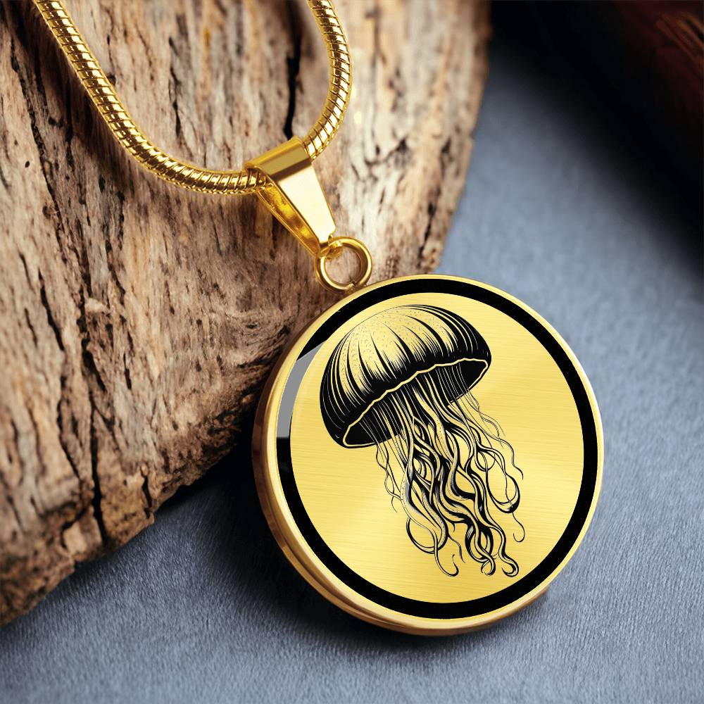 Personalized Jellyfish Necklace