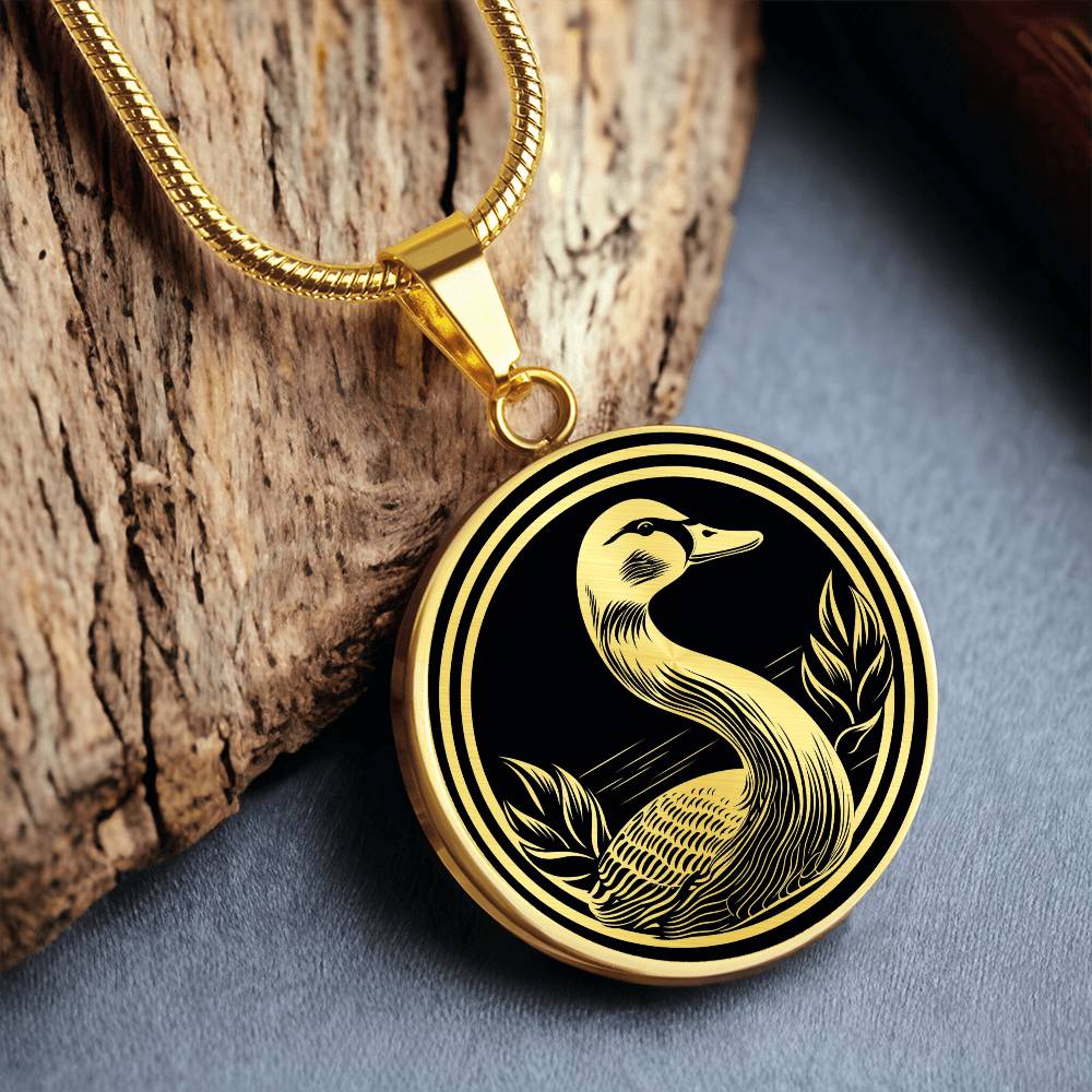 Personalized Goose Necklace