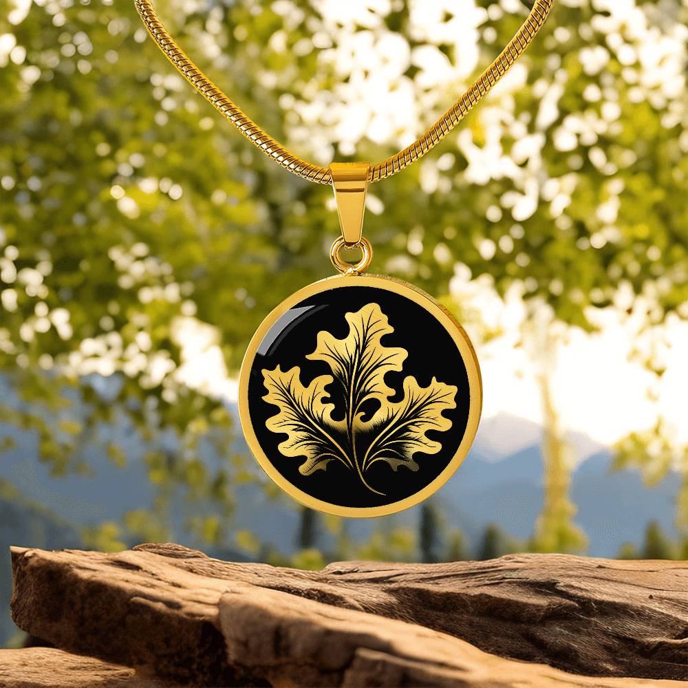 Personalized Oak Leaf Necklace