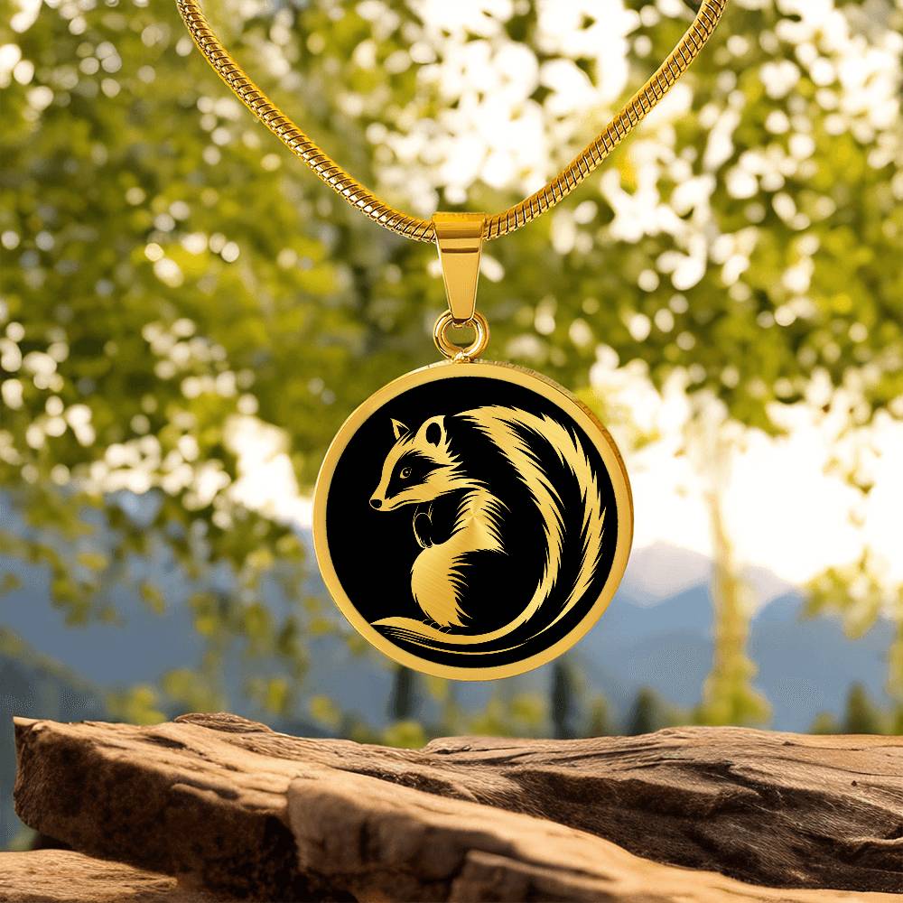 Personalized Skunk Necklace