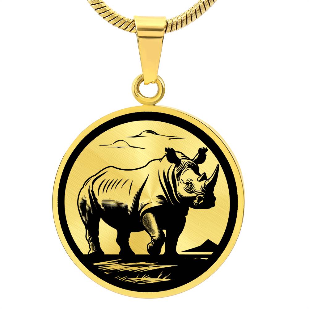 Rhino Necklace