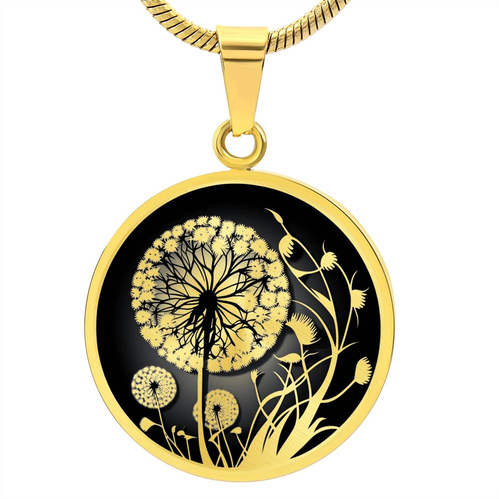 Dandelion Necklace